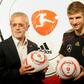 German football legend Gerd Mueller (L) with Bayern Munich and Germany star Thomas Mueller, whom he helped to nurture, in 2010