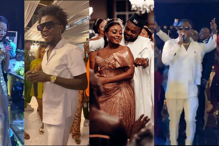 Stonebwoy, Kuami Eugne, Efya and all who performed at Adinkra Pie CEO's wedding (WATCH)