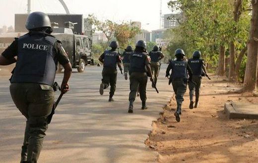 Policemen run for their lives as robbers attack empty bullion van