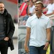 The Bundesliga's American coaches face off Friday when Stuttgart, under Pellegrino Matarazzo (L), play RB Leipzig, where Jesse Marsch (R) is in charge