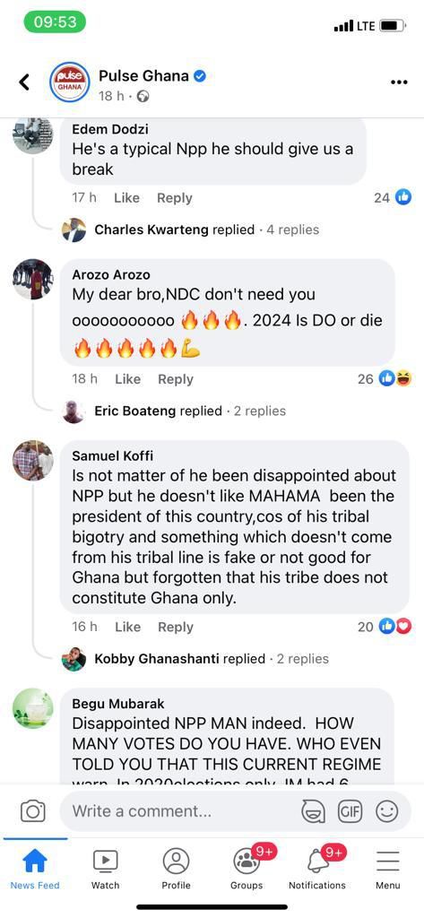 'Disappointed NPP behaviour' - netizens slam Kojo Cue for saying Mahama is not an option
