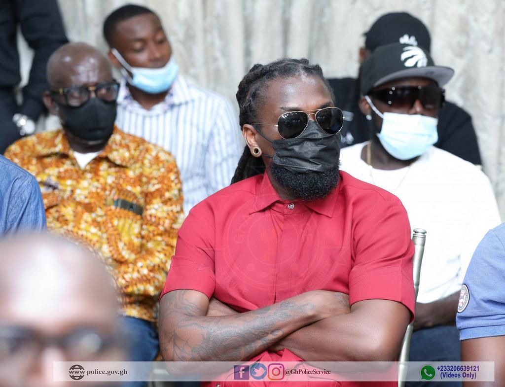 Samini spotted at the meeting with the IGP