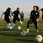 Players of the first Saudi Women's National Football Team train in Riyadh on November 2