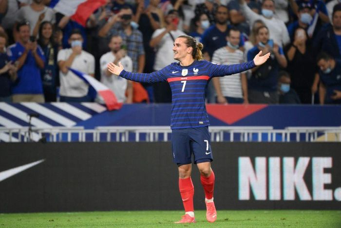 Antoine Griezmann scored twice as France won for the first time in six matches