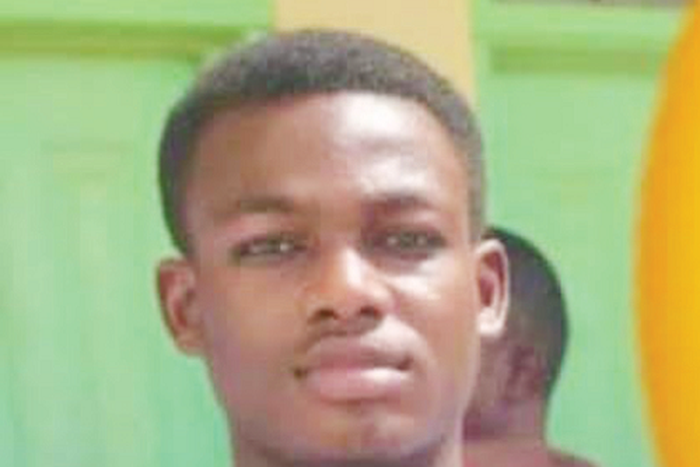 The deceased student