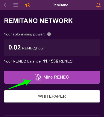 Remitano enables free RENEC Mining