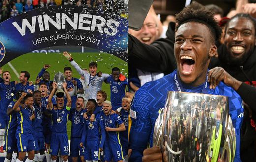 Callum Hudson-Odoi wins UEFA Super Cup with Chelsea