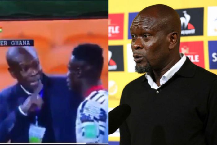 ‘I swear, score or else…’: Video shows CK Akonnor ‘threatening’ Kwame Poku during SA game
