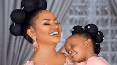 Nana Ama McBrown and baby Maxin