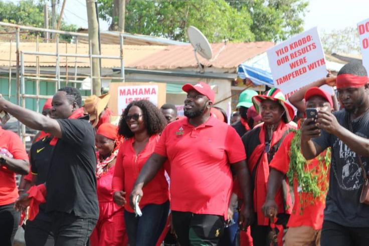NDC protest