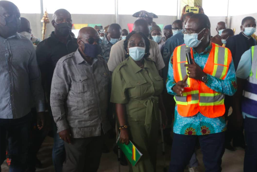 President Akufo-Addo inspects IRECOP project in Oti Region