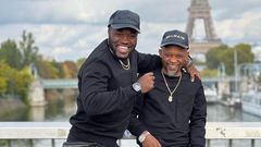 Kennedy Osei and Father Dickson