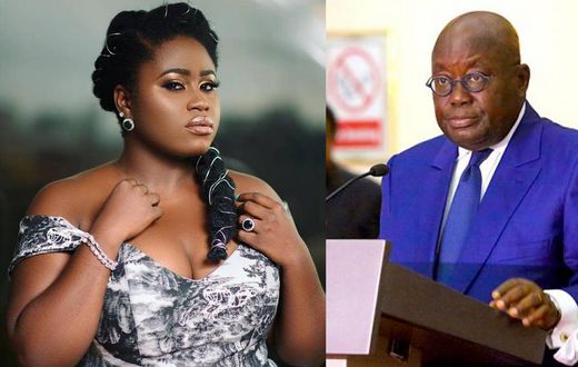 Lydia Forson and Nana Addo