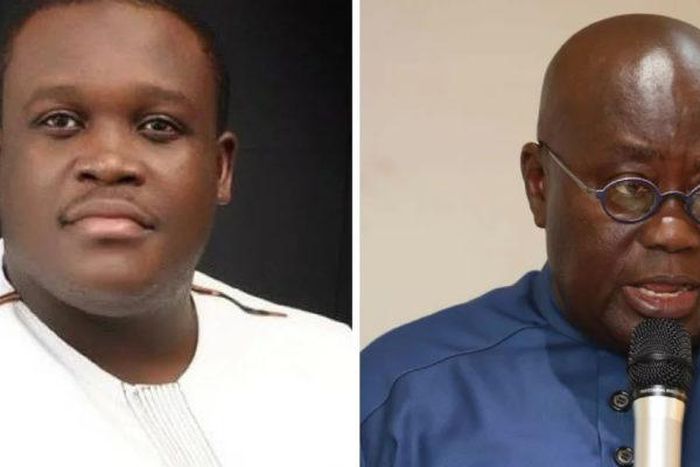 Sam George and Akufo-Addo