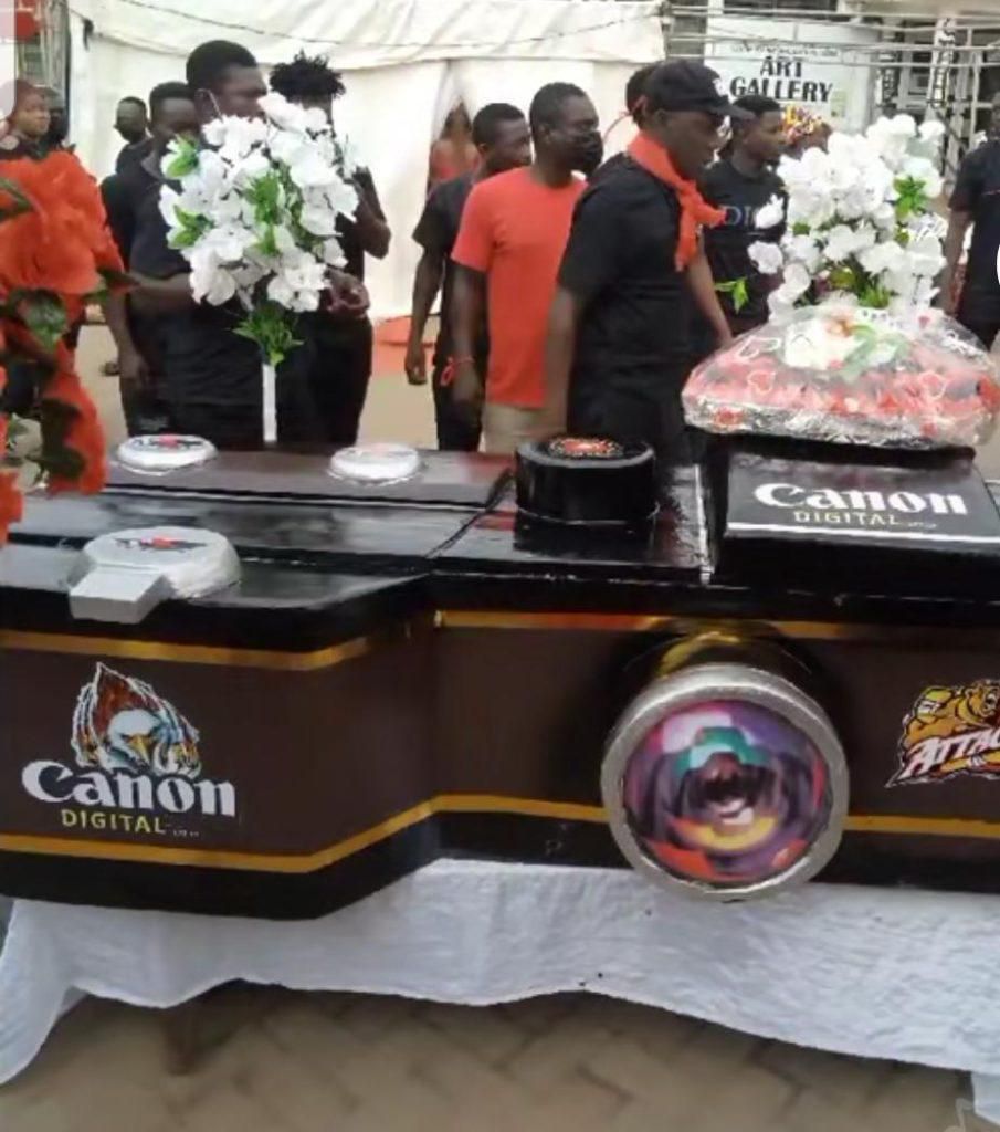 Agya Manu buried in digital camera coffin