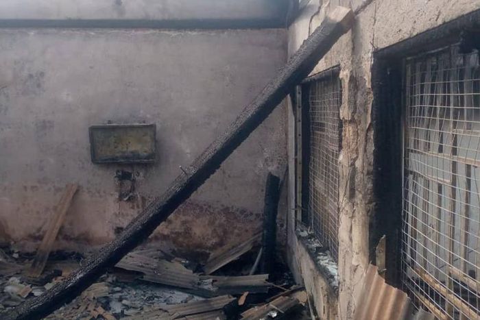 Fire at Buokrom Estate