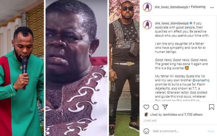 Aisha Modi says Obofour will build house for TT