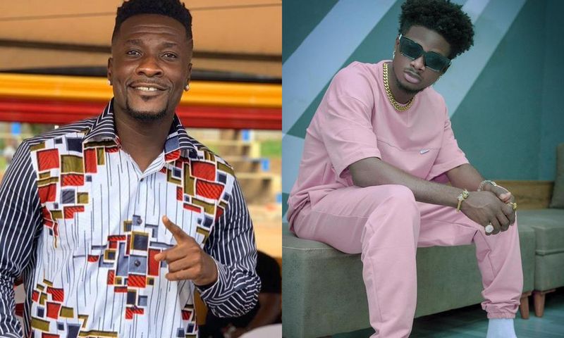Kuami Eugene and Asamoah Gyan