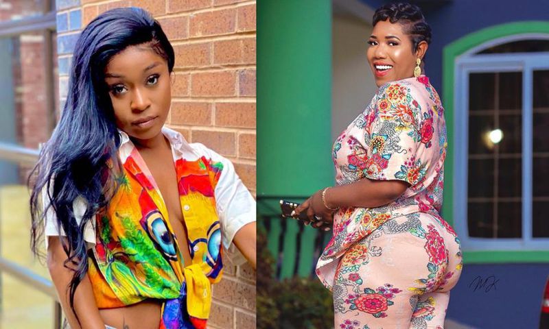 Efia Odo and Victoria Lebene