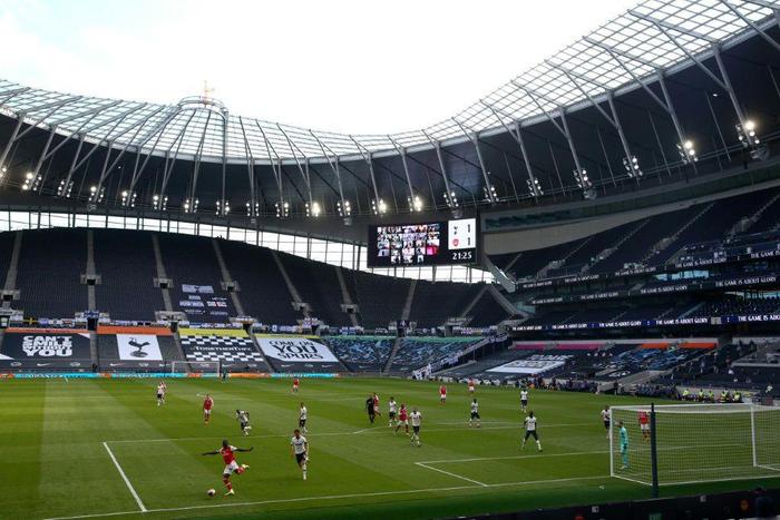 Coronavirus restrictions forced Tottenham to play behind closed doors shortly after opening their new stadium