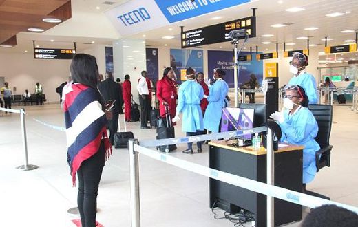 Airlines that bring unvaccinated persons into Ghana will be surcharged $3,500 per passenger