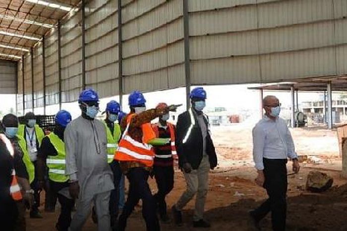 Tour of cement factory