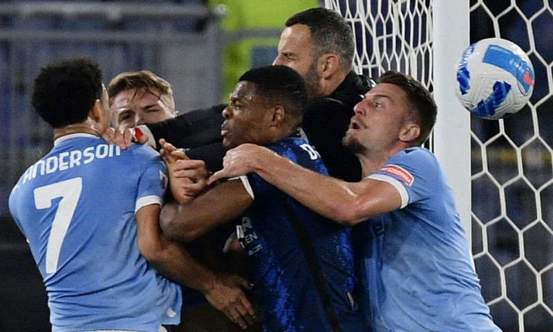 Inter Milan were furious after Felipe Anderson's goal