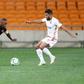 Bernard Parker (L) playing for Kaizer Chiefs against Wydad Casablanca of Morocco in a 2021 CAF Champions League semi-final in Johannesburg.
