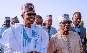 President Muhammadu Buhari and Guinean President Alpha Conde  in Daura [Twitter/@BashirAhmaad]