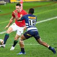British and Irish Lions winger Josh Adams (L) replaces Anthony Watson for the series-deciding third Test against South Africa in Cape Town on Saturday