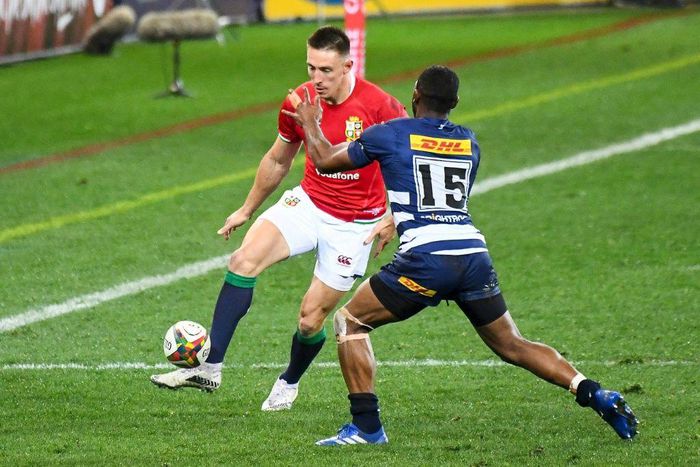 British and Irish Lions winger Josh Adams (L) replaces Anthony Watson for the series-deciding third Test against South Africa in Cape Town on Saturday