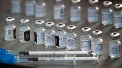 Vials of the Pfizer-BioNTech COVID-19 vaccine.