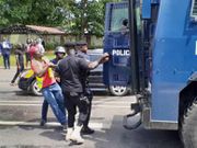 Law students demonstrate
