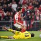 Austrian goalkeeper Daniel Bachman frustrated Thomas Delaney and Denmark for much of the match
