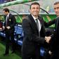 Luis Enrique and Mauro Tassotti shake hands in 2012
