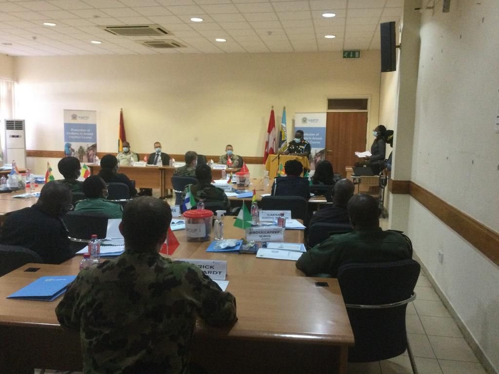 Commandant of the KAIPTC, Major General Francis Ofori