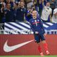 A double by Antoine Griezmann (L) gave France a 2-0 win over Finland the World Cup holders first win in six matches and took his tally to 41 for his country level with Michel Platini