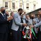 Gabriele Gravina (L) has been President of the Italian Football Federation (FIGC) since 2018
