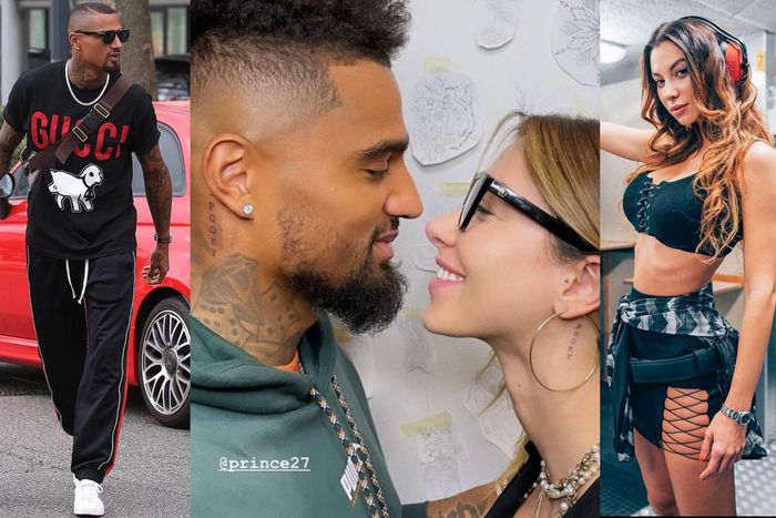 Kevin-Prince Boateng and his new girlfriend ink the same tattoos on their bodies