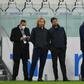 Juventus Vice-president Pavel Nedved (2ndL) and president Andrea Agnelli (3rdL) look on prior to the Serie A game against Fiorentina last month