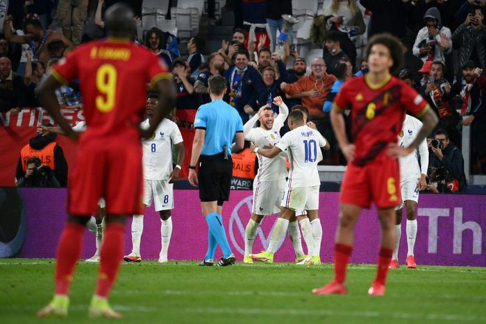 France defender Theo Hernandez scored a dramatic winner in the Nations League semi-final against Belgium