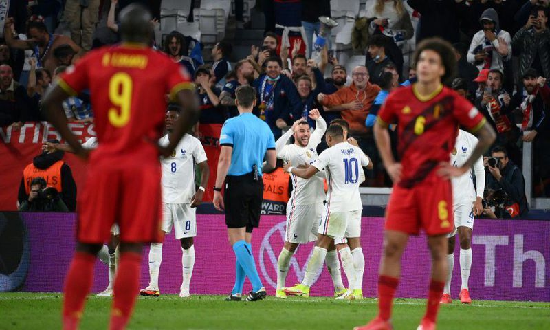 France defender Theo Hernandez scored a dramatic winner in the Nations League semi-final against Belgium