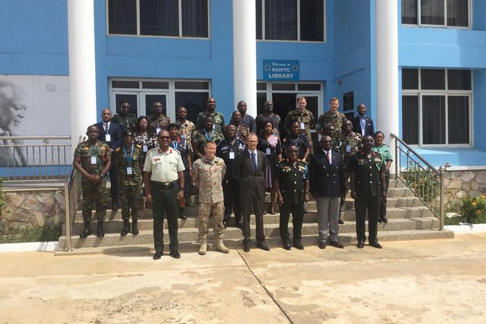 Switzerland spearheads two-week Protection of Civilians course at KAIPTC