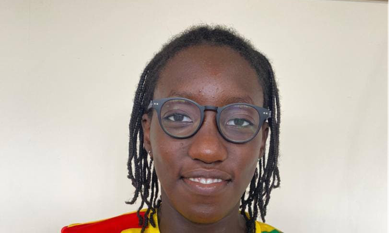 Unilez Takyi, Ghana’s representative for the 50m freestyle swim event at the 2020 Tokyo Olympics.
