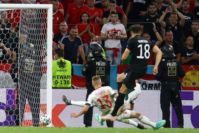 Leon Goretzka's late equaliser sent Germany through to the last 16 at Euro 2020