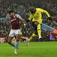 Back with a bang: Romelu Lukaku (right)scored Chelsea's winner at Aston Villa