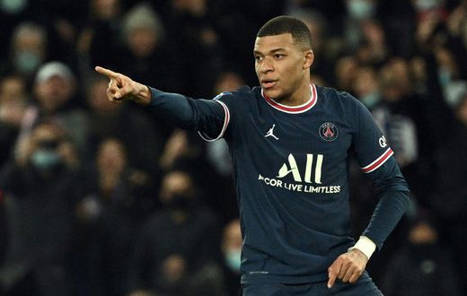 Kylian Mbappe now has 100 Ligue 1 goals for PSG after scoring twice in the win over Monaco