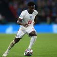England midfielder Bukayo Saka
