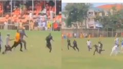 Watch: Ugly scenes as fans chase and beat up referee during BA United vs RTU game
