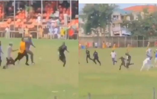 Watch: Ugly scenes as fans chase and beat up referee during BA United vs RTU game